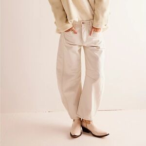 Free People Barrel Jeans